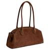 Coach Empire Carryall 34 Logo Pelle Scamosciata Borsa a Spalla Grande Donna Borsa a Spalla Marrone CBN41-B4WBR