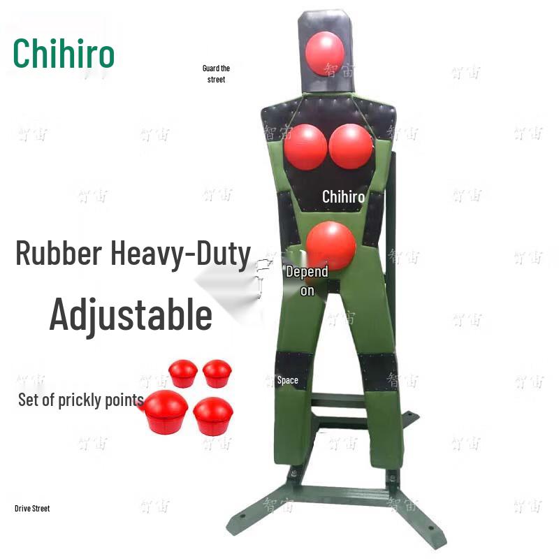Heavy-Duty Height-Adjustable Combat Training Mannequin
