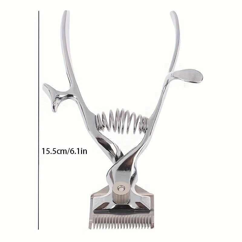 Portable Handheld Manual Hair Clippers Hairs Trimmer Cutter Stainless Steel Barber Hairs Scissor Styling Tool For Men Hair Care
