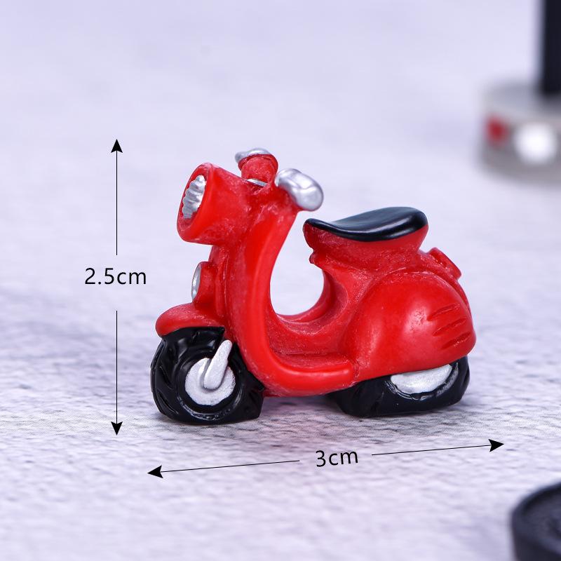 

Мотоцикл Миниатюра Сад Дом Бонсай Украшение Миниатюрный Мини Смола Ремесло Орнаменты Микро Декор Сделай Сам