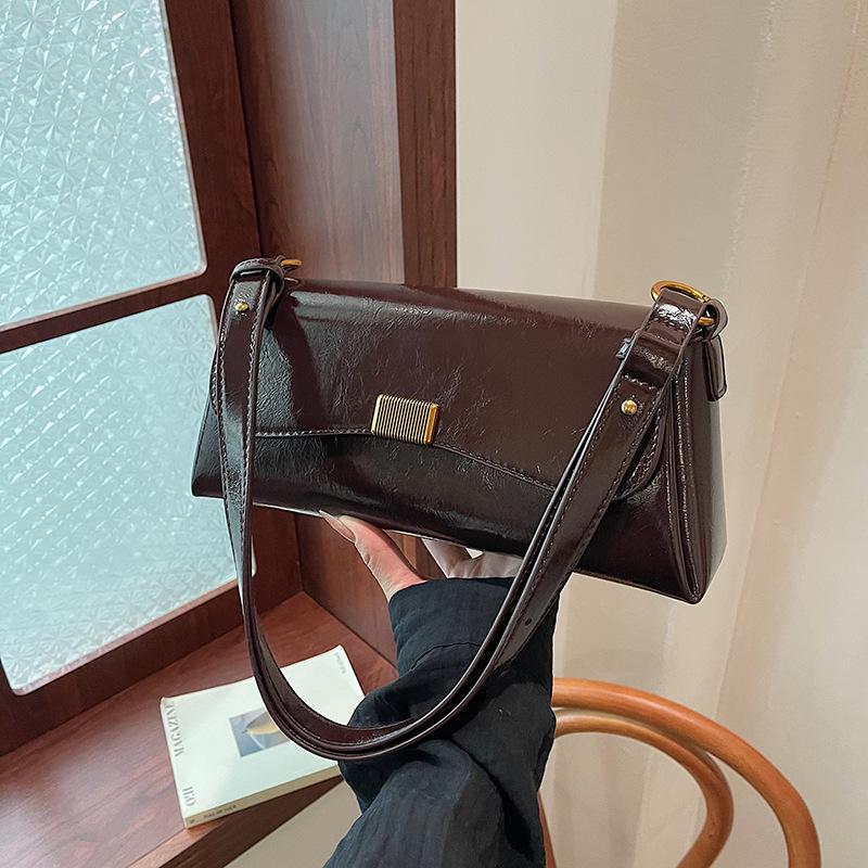 Wholesale Niche High-end Bag Women's 2025 New Fashion Retro Shoulder Underarm Bag Versatile Messenger Bag