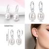 Summer New 100% 925 Sterling Silver Earrings Heart and Shell Earrings Women Jewelry DIY Fine Jewelry Birthday Gifts