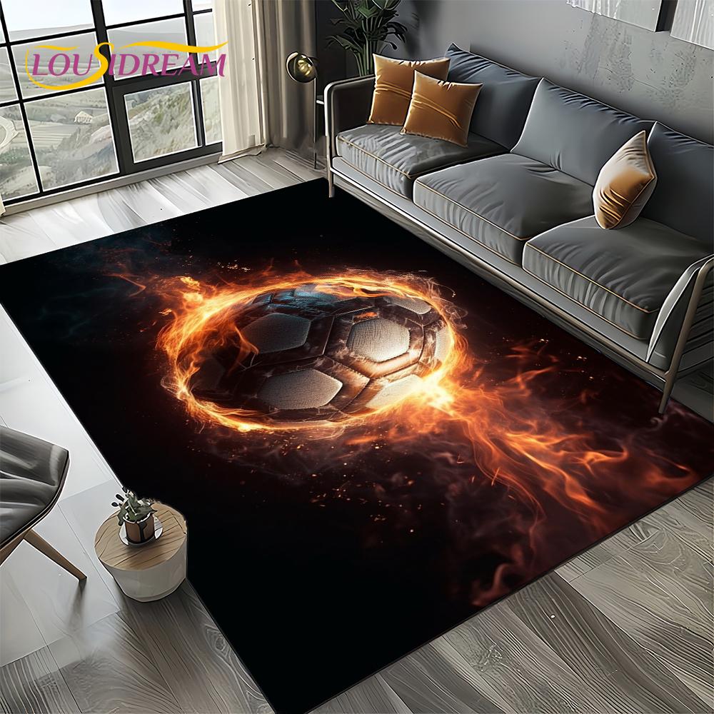 27 סגנונות שטיח דשא כדורגל כדורגל ספורט לסלון חדר שינה בית קישוט ספה, שטיח אזור לילדים משטח רצפה מונע החלקה