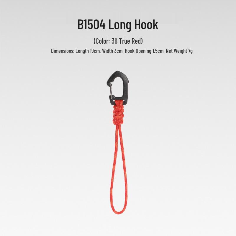 Sju-strängad Paracord Nyckelring Lanyard: Anti-förlust, Utomhuscamping, Multifunktionell med Karbinhake & Snabbspänne.