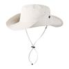 Mountaineering sun hat men's summer breathable sun protection hat women's outdoor sun hat large brim UV protection fisherman hat
