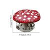 Mushroom Earring Holder 26 Holes Earrings Storage Rack Display Rack Home Desktop Ornament Stand Resin Organizer Decor Jewery