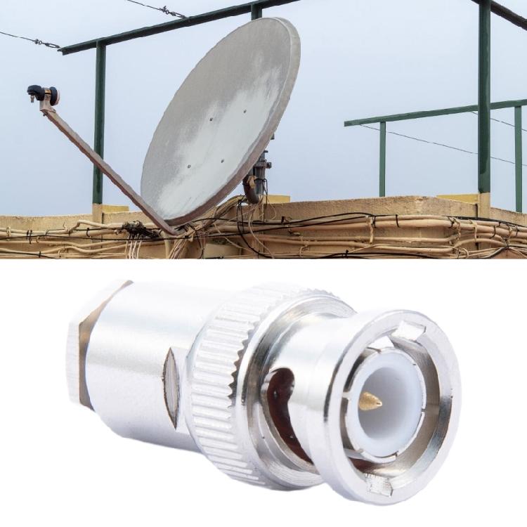 BNC RG58 Signal Adapter with Copper Construction for Computer and Office Connection