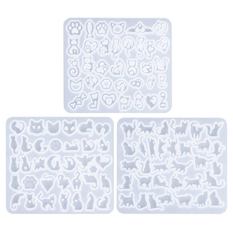 Elegant Sturdy Silicone Cats Earring Mould for Jewelry Making Accessory for Crafting Supplies Home Accessories