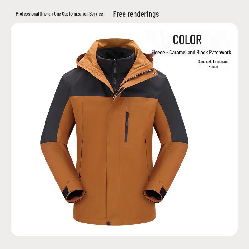 Men's Custom Logo Camouflage Workwear Jacket - Autumn/Winter