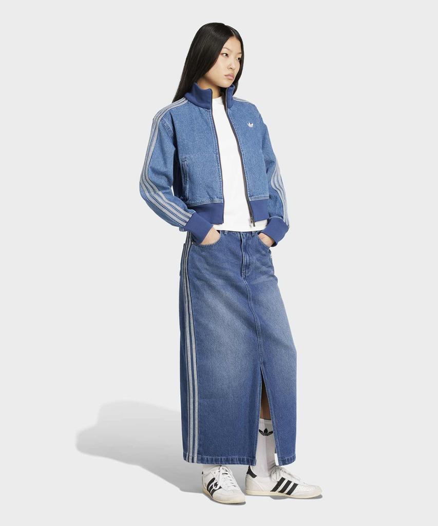 adidas 3-Stripe Denim Long Skirt - Indigo Denim / Jw2658