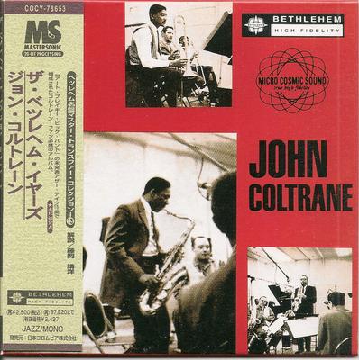 CD JOHN COLTRANE  The Bethlehem Years COCY78653 Bethlehem Recor 1995 Japan ObiJazz Used