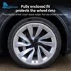 20 Inches Wheels ABS Rim Guard Rim For Tesla Model Y Juniper 2025-UP Car Hubcap Cover Hubcap Patch Scratch Proof Hub Cap Trim