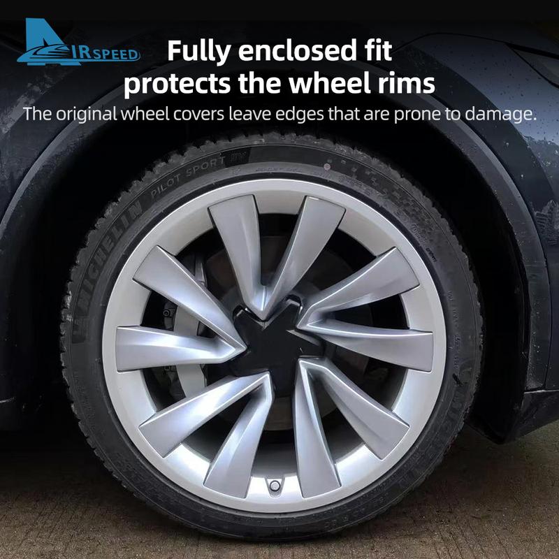 20 Inches Wheels ABS Rim Guard Rim For Tesla Model Y Juniper 2025-UP Car Hubcap Cover Hubcap Patch Scratch Proof Hub Cap Trim