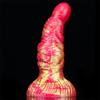 Flowing Gold Hammer Mixed Color Liquid Silicone Penis Female Products Fake Penis Oversized Anal Plug Adult Products