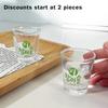 Korean Style Glass Cup Transparent Water Glass Sake Cup Red Wine Glass Beer Cup Milk Drinking Mug Juice Barware