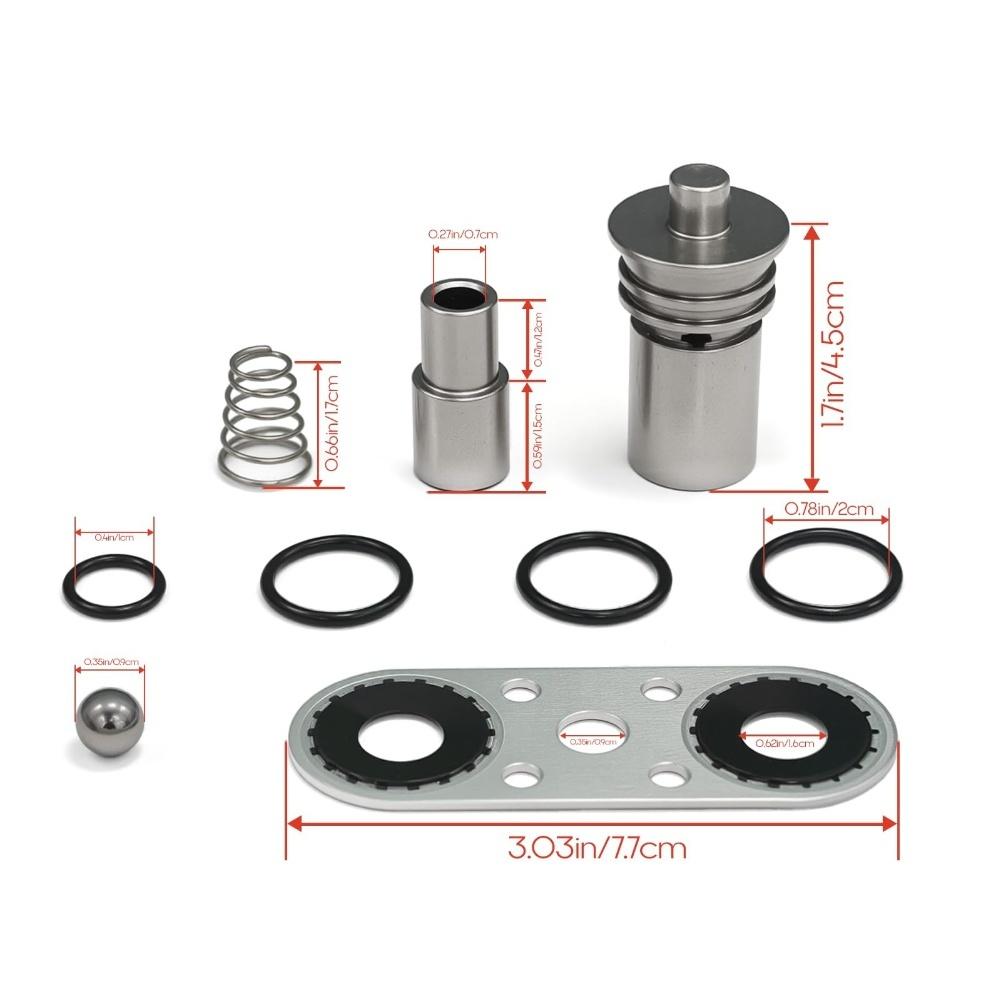 STL010 Flow Bypass Valve Kit Upgrade with Gasket for Cadillac For Chevy 6L80 6L90 8L80 Transmission Direct Replacement from 2014