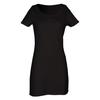 Womens/Ladies Plain Cotton T-Shirt Dress