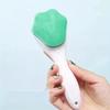 1pcs Manual Silicone Cat Claw Face Brush, Long Handle Soft Bristle Facial Cleansing Brush, Deep Cleaning Tool For Facial Dirt