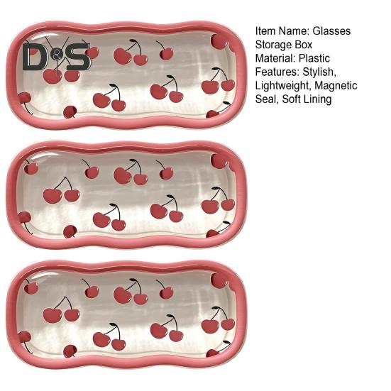 Niedliches Brillenetui, Hartschalen-Brillenhalter für Mädchen, Schutzbox für Sonnenbrillen und Lesebrillen, Sonnenbrillen-Organizer