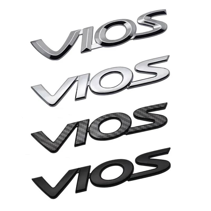 Car Letter Emblem Body Sticker Rear Badge for Toyota VIOS Tundra Avensis RAV4 Tacoma Auris Hilux Reiz Prius HighLander Hiace