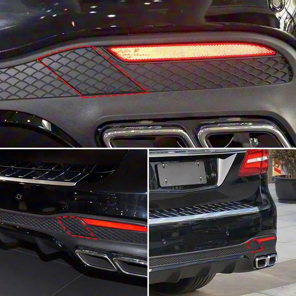 for Benz for GLE GLS Class W292 W166 GLE43 GLS63 for AMG 2016-2019 1668859222 Car Rear Bumper Tow Hook Cover Cap Accessory Bumper Trim Cover