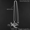 Sea Turtle Aumakua Pendant Necklace For Women Men Stainless Steel Silver Color Hawaiian Ocean Culture Male Chain Jewelry Gifts