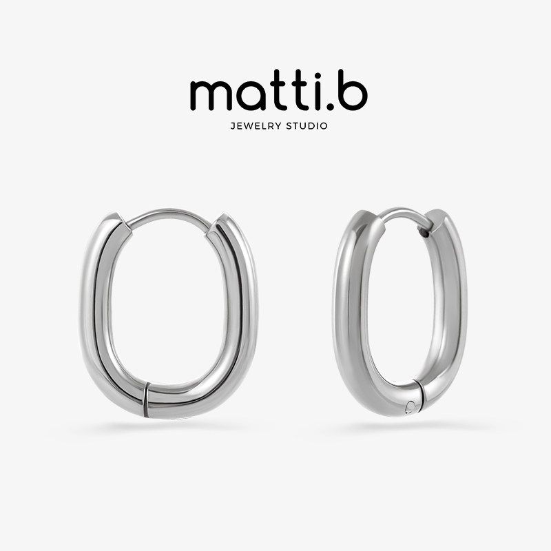 

Fashion Women s Glossy Sleep No Need to Take off Best Selling Graceful Earrings Silver