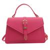 Handheld Women'S Bag Summer Fashion Shoulder Bag Textured Hardware Women'S Bag Small Square Bag Crossbody Bag