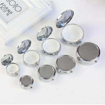High Quality Portable Tin Jar Container Mini Detachable Refillable Bottles Medicine Box Jewelry/Pill