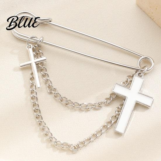 Electroplated Brooch Gold Safety Pin for Women Sweater Shawl Clips