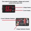 AC70-480V/10A 0.56-inch LED Screen AC Dual Digital Display Voltmeter And Ammeter Volt Meter Gauge Blue+Red
