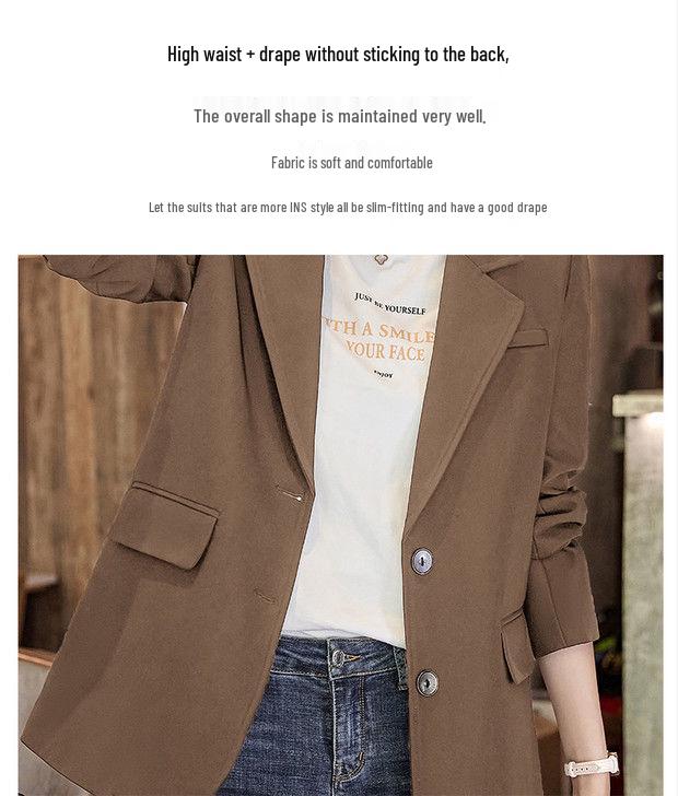 Women's Velvet Thick Quilted Blazer - Petite, Casual Design for Autumn/Winter 2025