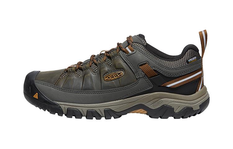 KEEN Targhee 3 WP Dämpfung Rutschfest und Abriebfest Niedrig geschnitten Outdoor Wandern Trekking Schuhe Herren Jasper 1017784 42