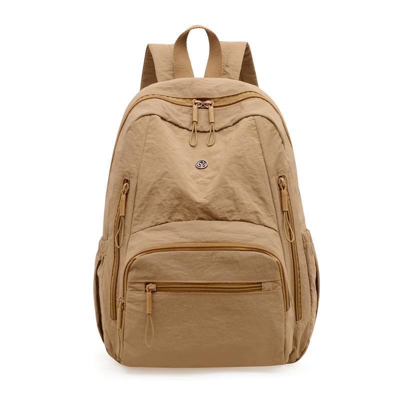 Schoolbag spring simple new casual backpack sports travel backpack large capacity nylon college bag