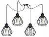 Hanging Lamp, Ceiling Chandelier, Wire Shade, Led