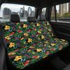 Car Seat Covers Full Set Waterproof Abstract Digital Print Airbag Compatible Front Rear Seat Cushions Stylish Vehicle Interior Decor