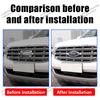 AJH1 14.7cm ABS Car Front Grille Hood Badge Emblem Replacement With Clips For Ford Focus Mondeo Fusion MK2 MK4 F150 F250 Auto Tuning
