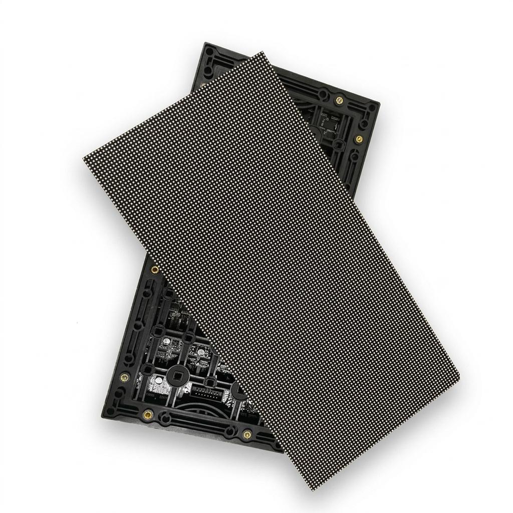 High Resolution P5 SMD Green LED Panel Display 320x160mm 64x32 Pixel Density Module for Indoor and Outdoor Use