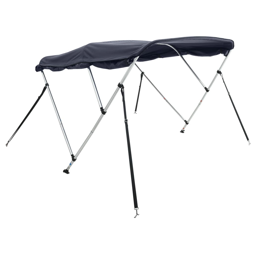 3 Bow Bimini Top with Side Panels 183 x (170 182) x 137 cm