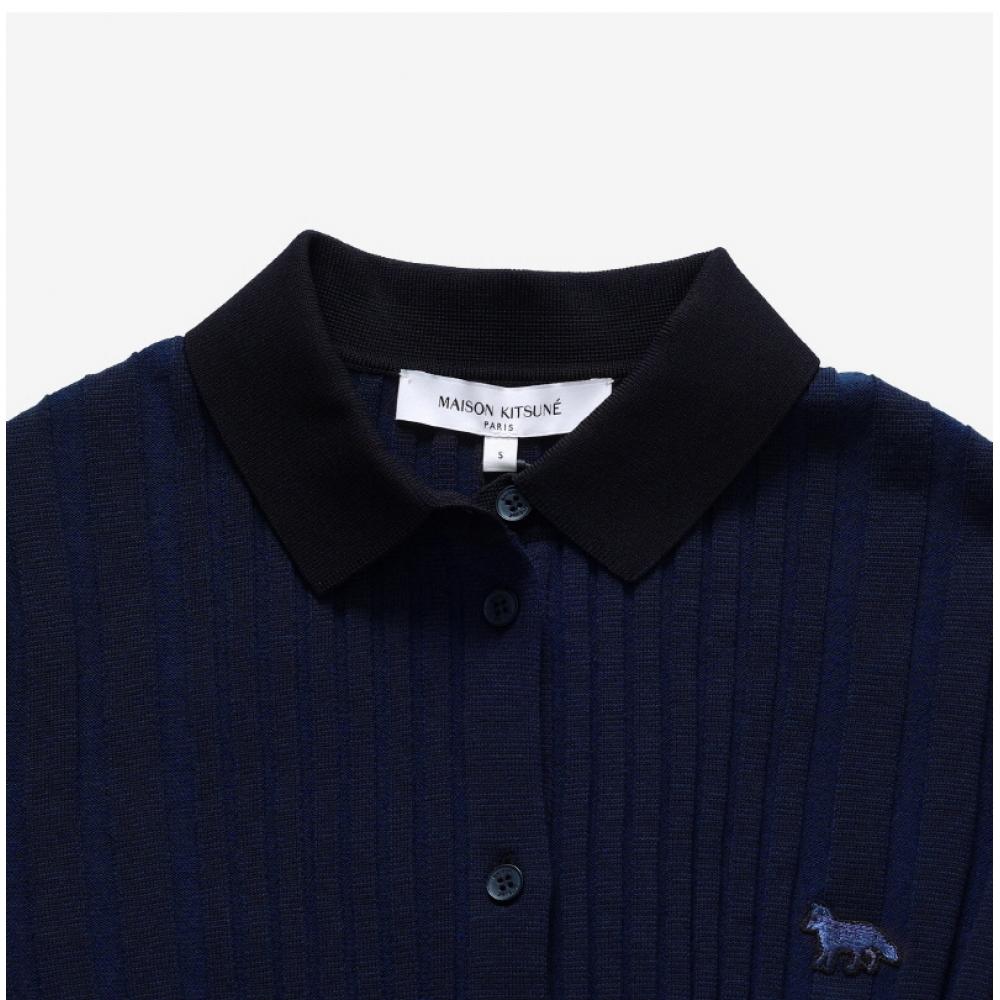 MaiSon KitSun  Baby Fox Patch Rib Women S Cardigan Ow00504kt1121 P476