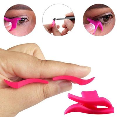2Pcs Eyeshadow Stamp Solid Color Cosmetic Silicone Wing Eye Makeup Applicator for Women