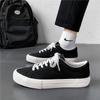 Black Canvas Men's Versatile Casual Shoes, Autumn 2025 Trend – Ideal for Spring and Fall