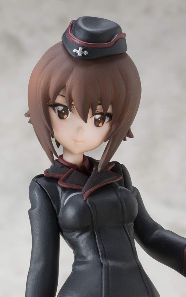 Figurine SiP Doll Girls Panzer Maho Nishizumi Hauteur 15cm hauteur PVC Peinte & environ. (assis 9,5 cm) Sans échelle