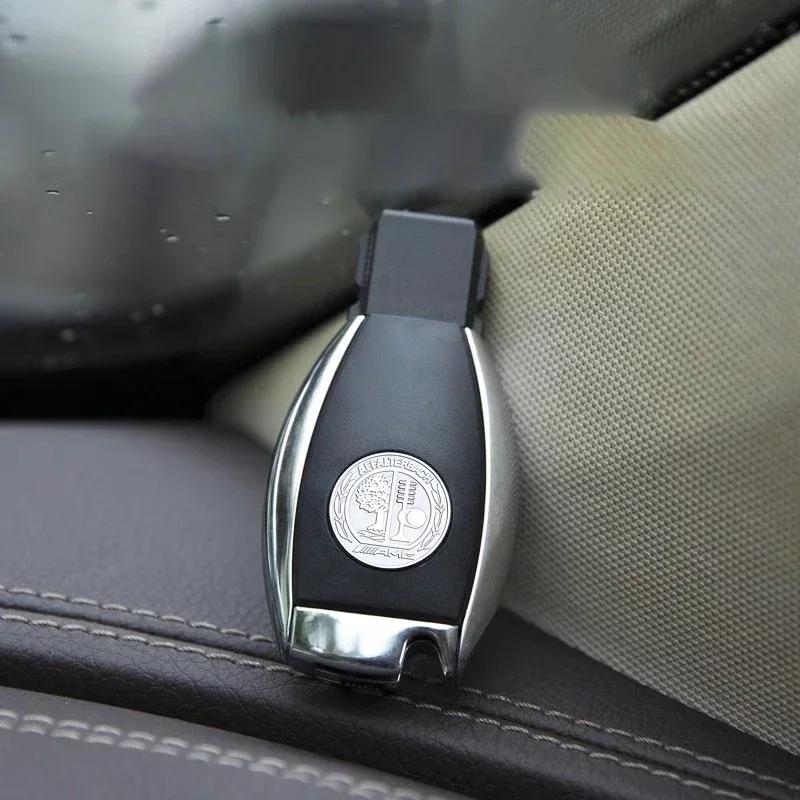 For Mercedes Benz W204 W212 W220 W205 For AMG CLA GLA GLC GLE Key Case Rear Back Cover Key Shell Car Accessories