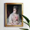 Fuuny Bubblegum Woman Portrait Prints Quirky Feminist Print Canvas Painting Altered Renaissance Portrait Art Canvas Painting