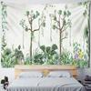 Banana Tree in the Mist Tapestry Wall Hanging Boho Hippie Tapez Polyester Background Fabric Art Home Decor