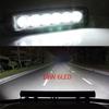 1pcs 18w 6 LED Car Work Light DRL Spotlight High Bright Waterproof Auto Offroad SUV Truck Headlights Driving Lamp 12V 24V 6000K