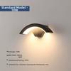 With Motion Sensor Outdoor Curved LED Wall Light  Outside Garden Porch