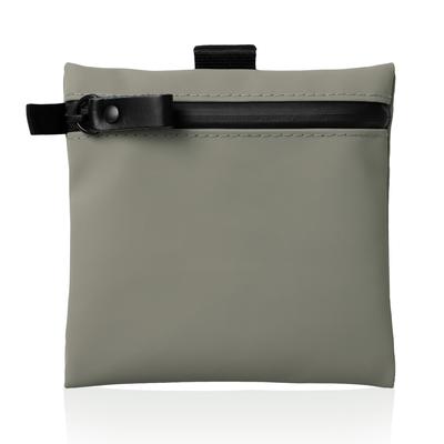 Aso TOFTPOUCH Mini Waterproof Gadget Pouch Made In Japan 110 X 110 X 10 Compact Small Pocket Size with [ ] Approx. [mm] Bag-in-Bag (S Loop, Gray)