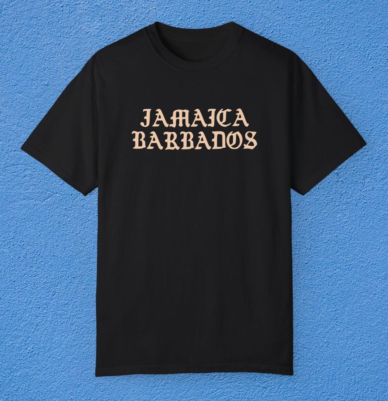 Jamaica Barbados shirt, jamaica shirt, barbados shirt, caribbean tshirt S разноцветный